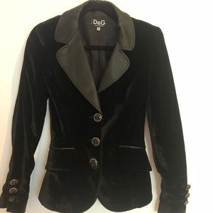 Dolce & Gabbana velvet blazer